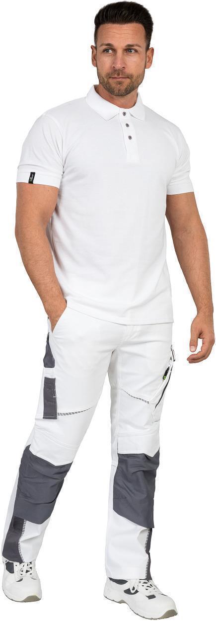 Polo-Shirt "Andi" Classic Line Weiß LWU, Gr. 2XL von Leibwächter