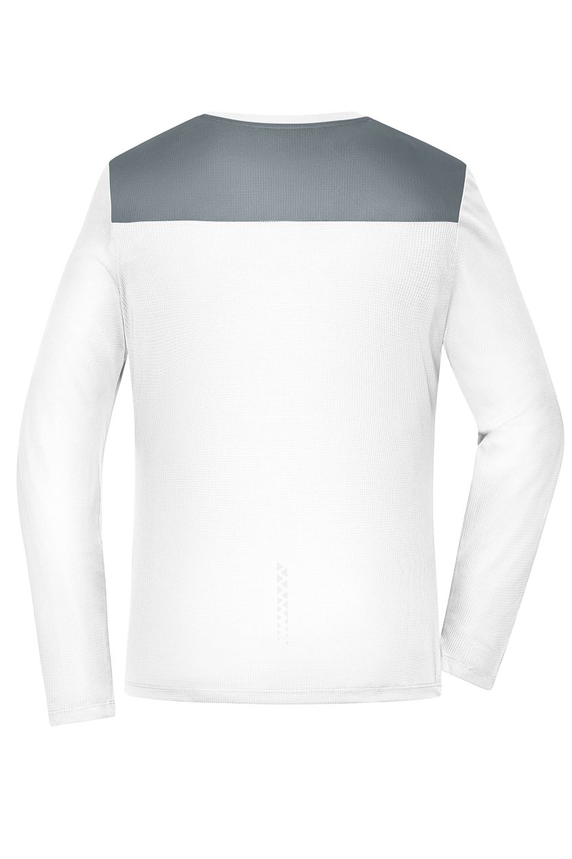 Ladies' Running Shirt Longsleeve GRS "JN1385" in White, Größe 2XL - Daiber