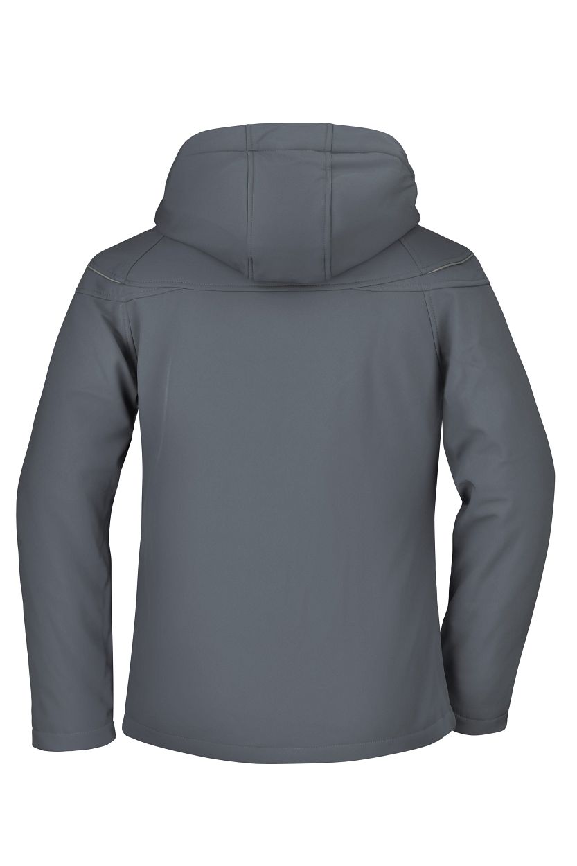 Ladies' Winter Softshell Jacket "JN1001" in Carbon, Größe 2XL - Daiber