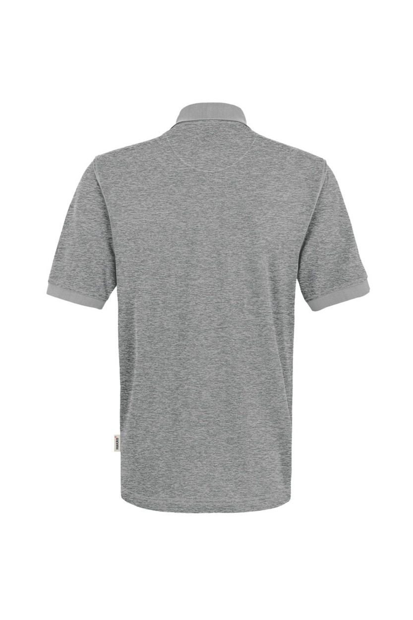 HAKRO 816 Poloshirt MIKRALINAR® in Grau meliert, Größe 6XL