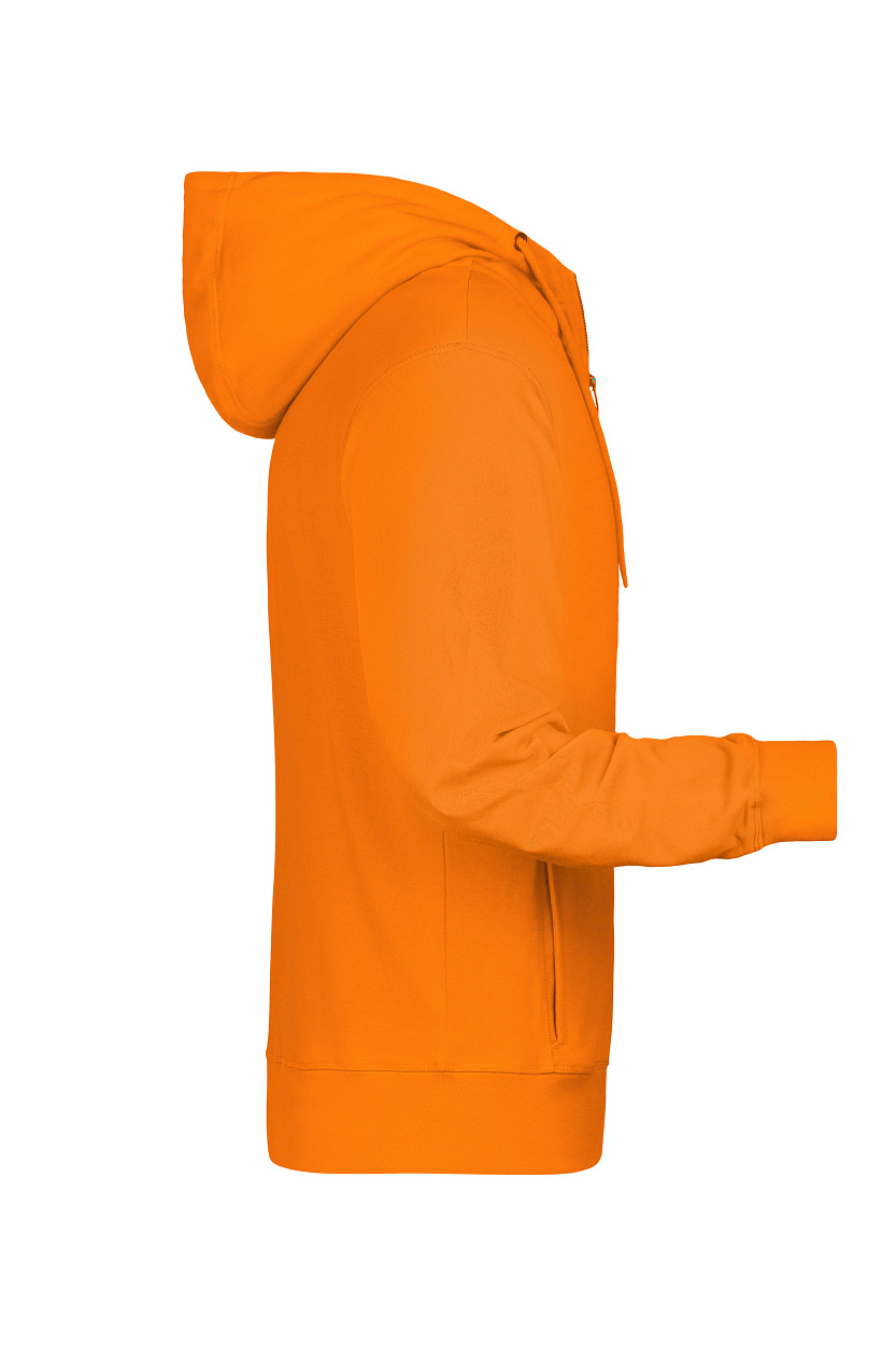Men's Zip Hoody OCS Blended & RCS "8026" in Orange, Größe 5XL - Daiber