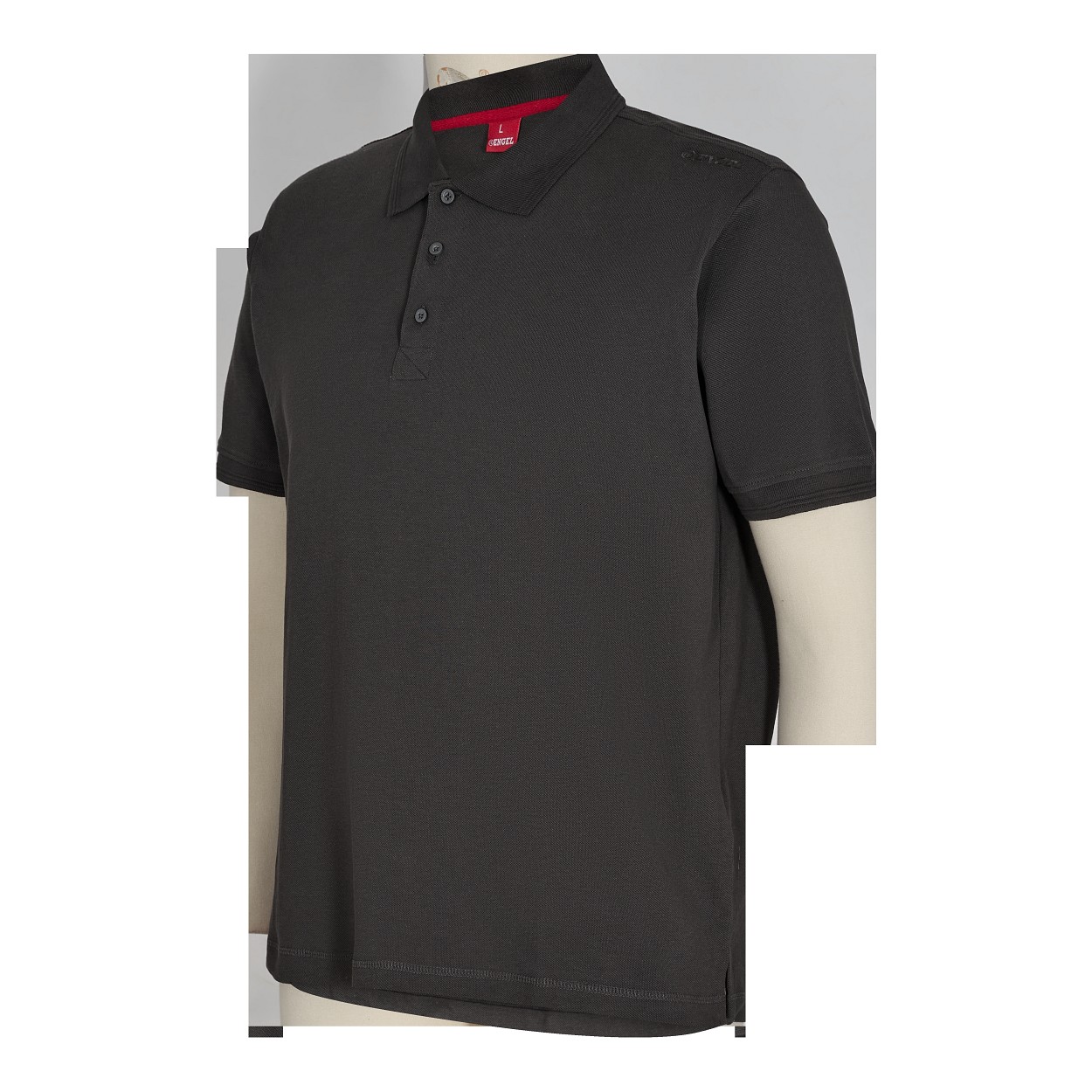 ENGEL Extend Poloshirt in Anthrazit Grau, Größe 2XL