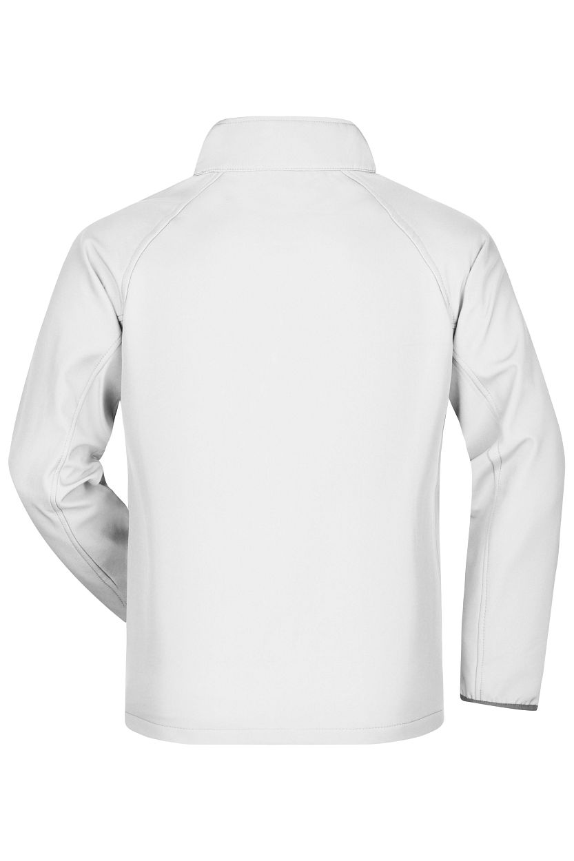 Men's Promo Softshell Jacket "JN1130" in White/White, Größe 3XL - Daiber