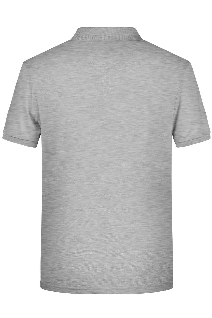 Men's Basic Polo OCS Standard "8010" in Grey-Heather, Größe 3XL - Daiber