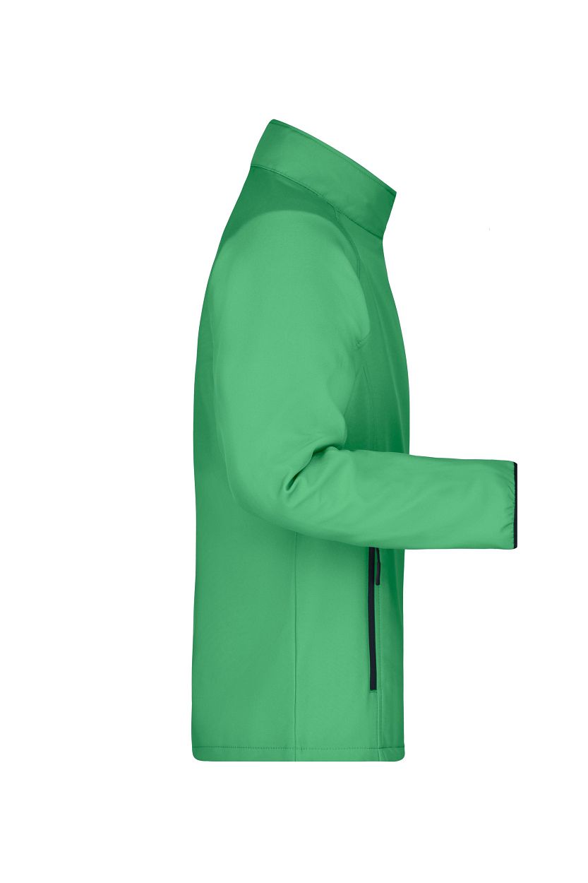 Men's Promo Softshell Jacket "JN1130" in Green/Navy, Größe 3XL - Daiber