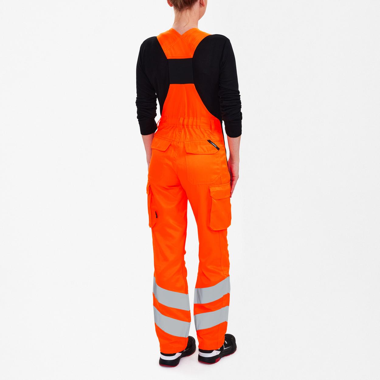 ENGEL Safety Light Damen Latzhose in Hi-vis Orange, Größe 34