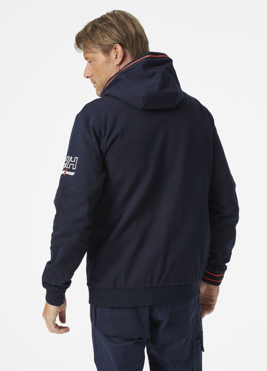 Zip Hoodie Kensington in Navy, Gr. 4XL von Helly Hansen Workwear