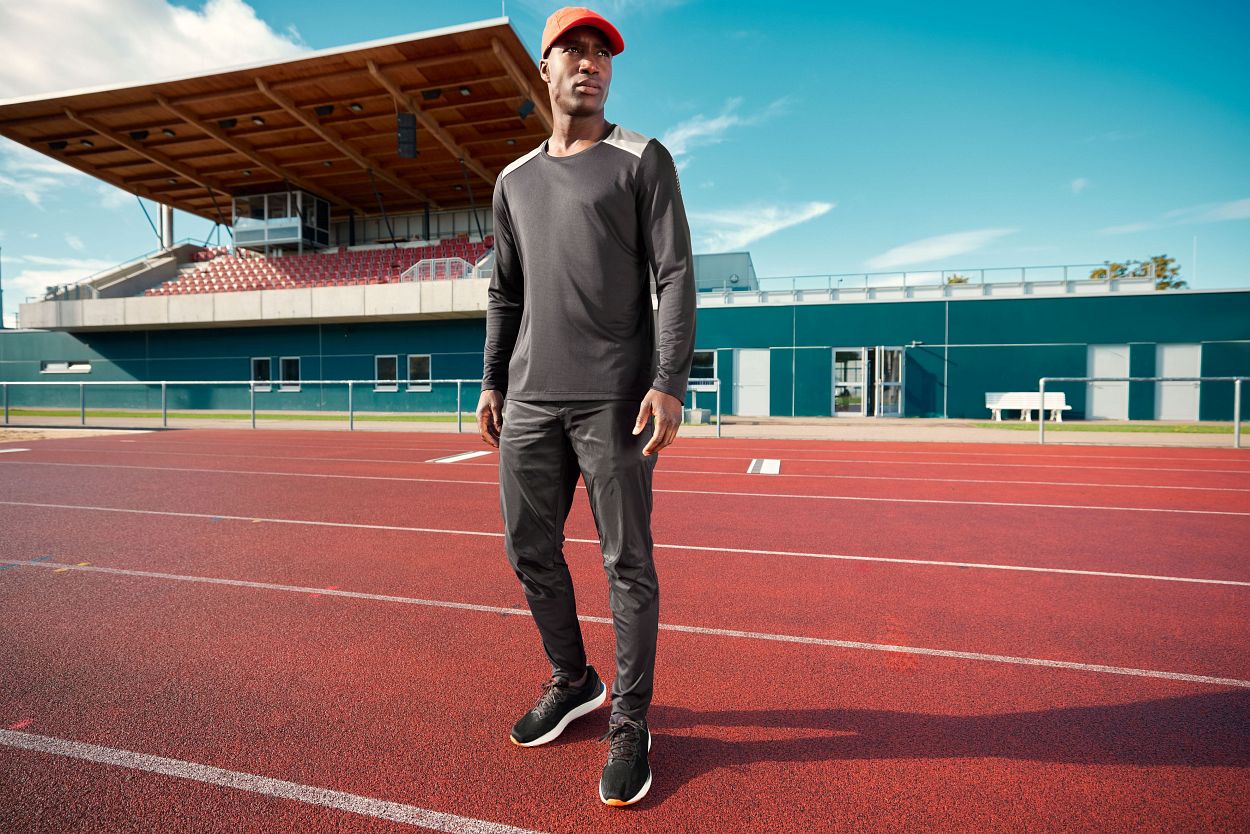 Men's Running Shirt Longsleeve GRS "JN1386" in White, Größe 3XL - Daiber