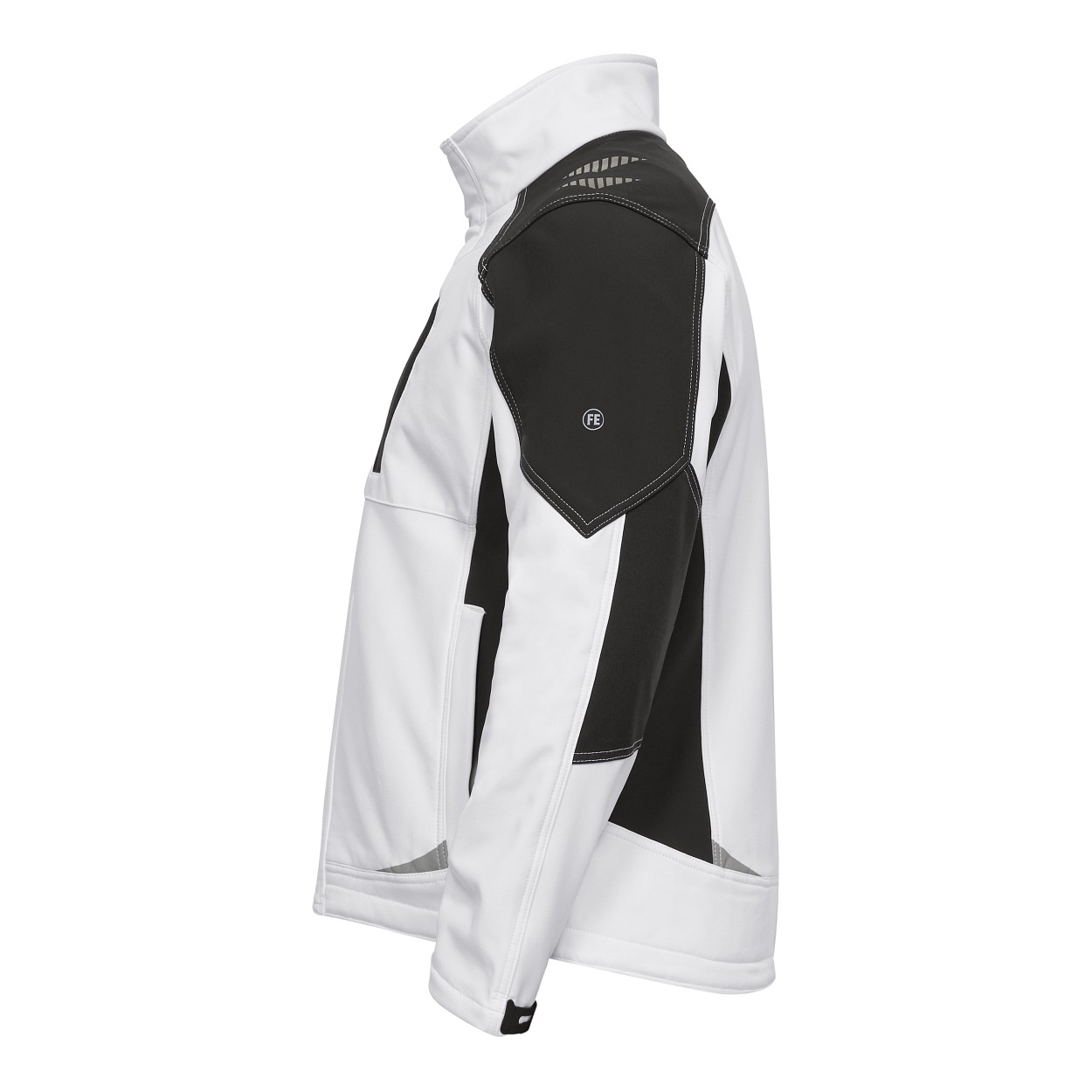 ENGEL Galaxy Softshelljacke in Weiss/Anthrazit Grau, Größe XS