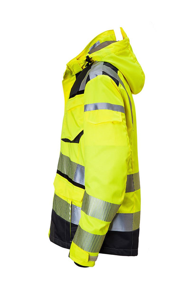 KÜBLER REFLECTIQ Wetterjacke SYMPATEX® PSA 2 KÜBLER REFLECTIQ Wetterjacke SYMPATEX® PSA 2 in Warnrot / Schwarz, Größe 4XL
