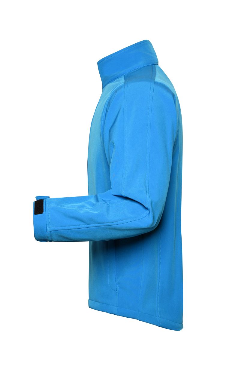 Men's Softshell Jacket "JN135" in Aqua, Größe 3XL - Daiber