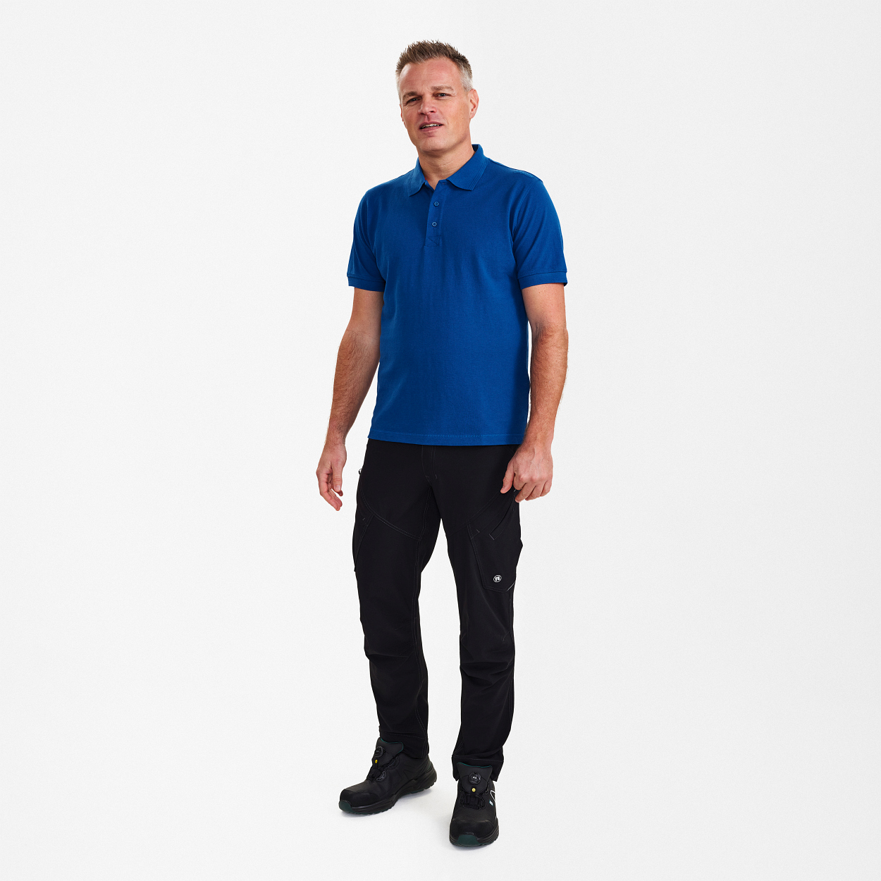 ENGEL Extend Poloshirt in Surfer Blue, Größe XS