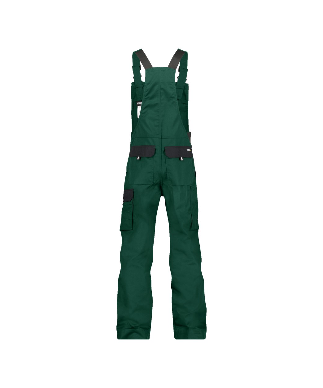 Zweifarbige Arbeitslatzhose "DASSY® Calais" in FLASCHENGRÜN/SCHWARZ, Größe 58 - langer Schritt PESCO61