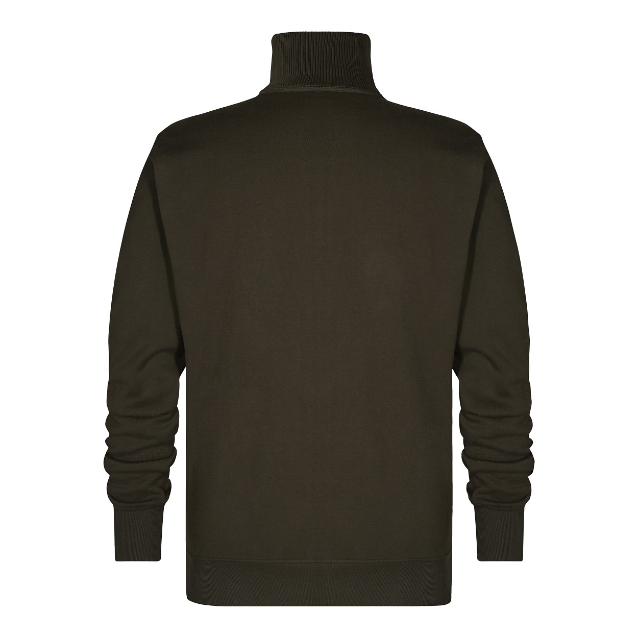 ENGEL Extend Sweatshirt mit hohem Kragen in Forest Green, Größe XS
