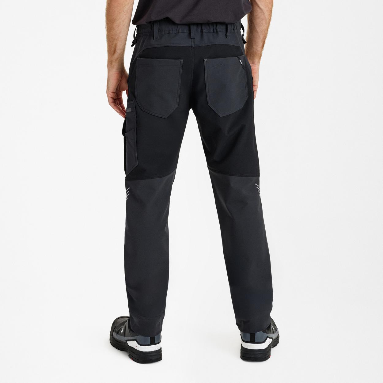 ENGEL Entire Servicehose mit 4-Wege Stretch in Anthrazitgrau/Schwarz, Größe 26