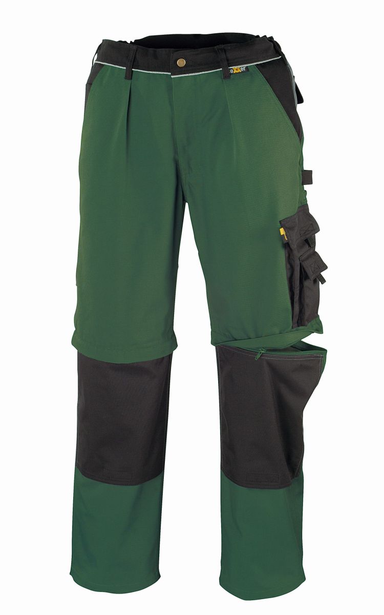 teXXor® Canvas (320 g/m²) 2-in-1 Bundhose  TOBAGO in Grün, Größe 110