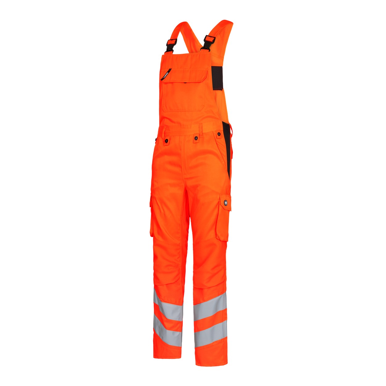 ENGEL Safety Light Latzhose in Hi-vis Orange, Größe 106