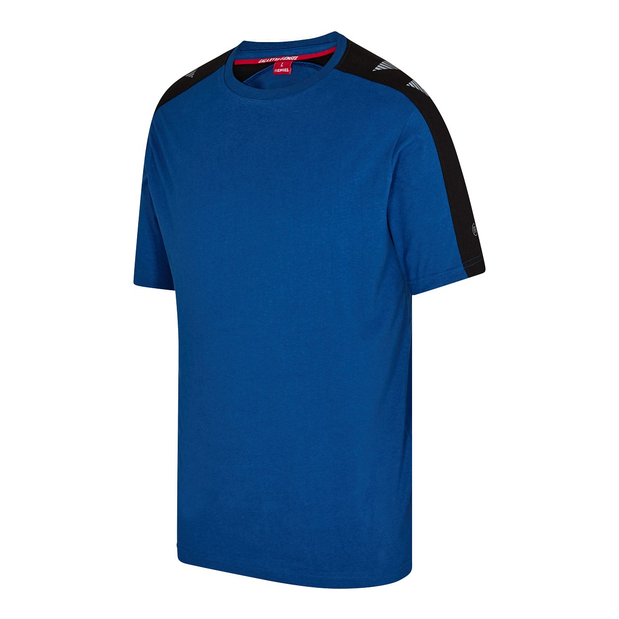 ENGEL Galaxy T-Shirt in Surfer Blue/Schwarz, Größe XS