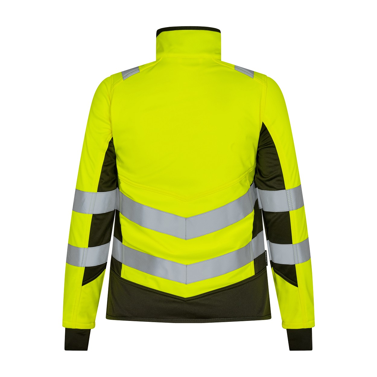 ENGEL Safety Damen Softshelljacke in Gelb/Schwarz, Größe XS