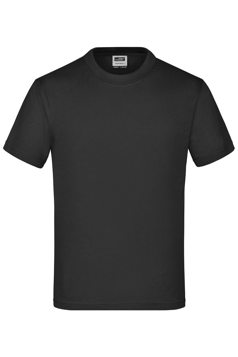 Junior Basic-T "JN019" in Black, Größe 2XL - Daiber