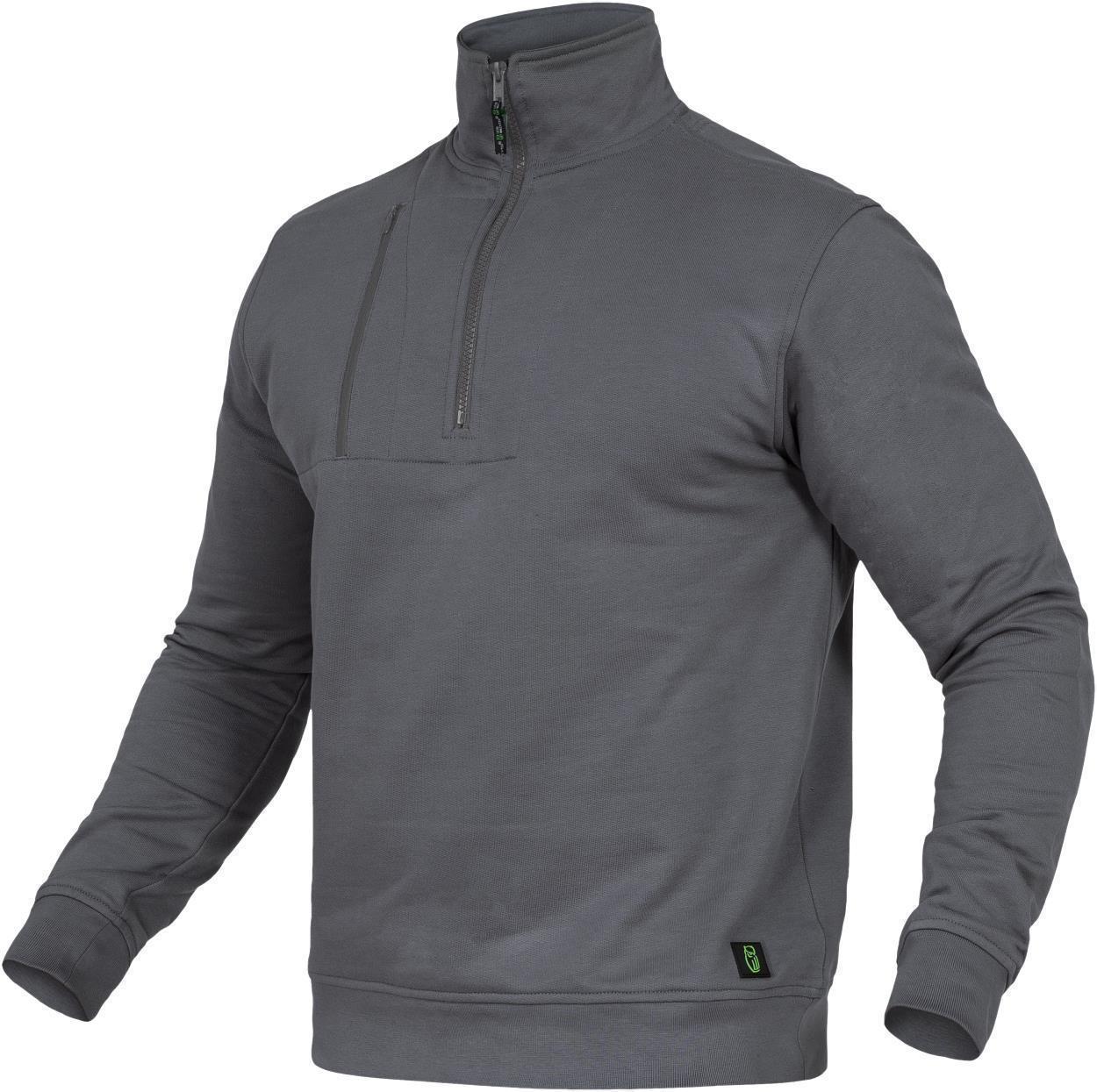 Zip-Sweater Paul FLEXR07 Flex Line in Grau, Gr. 7XL von Leibwächter