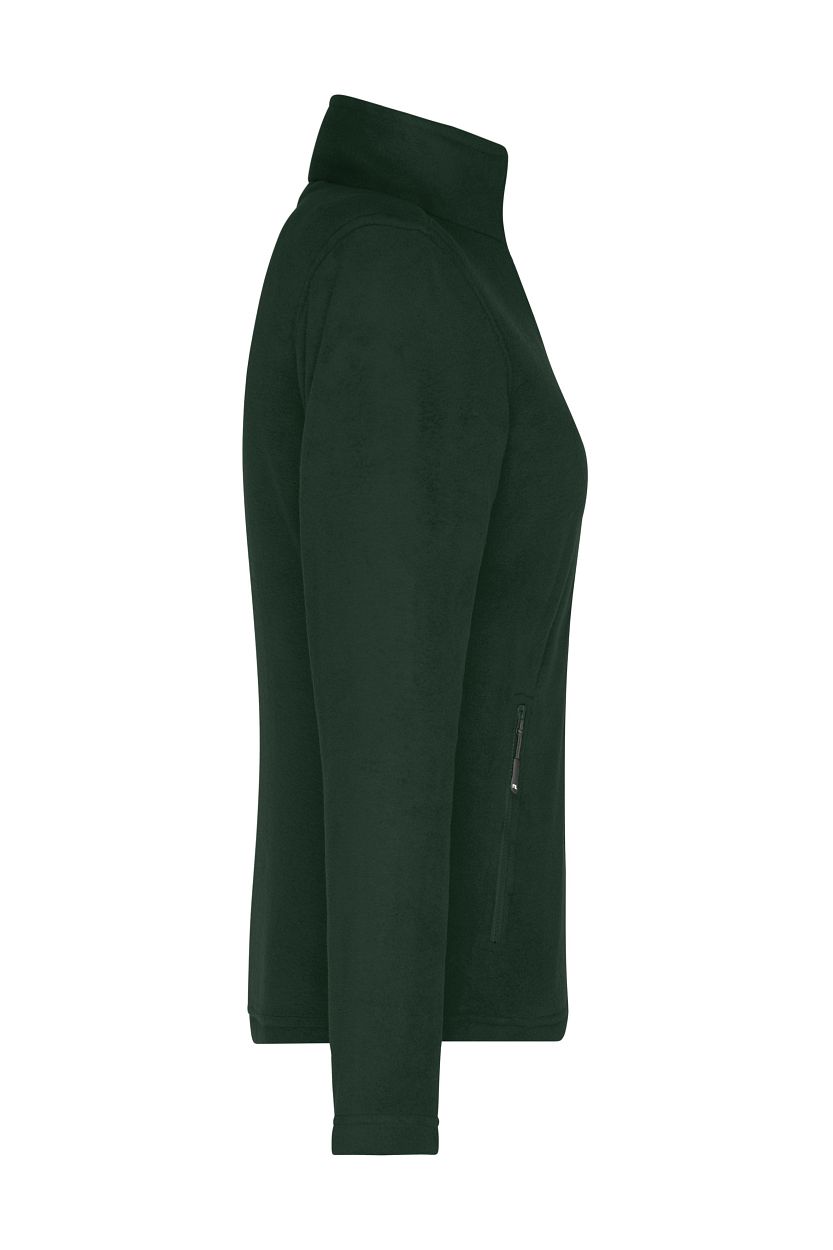 Ladies' Fleece Jacket "JN781" in Dark-Green, Größe 3XL - Daiber