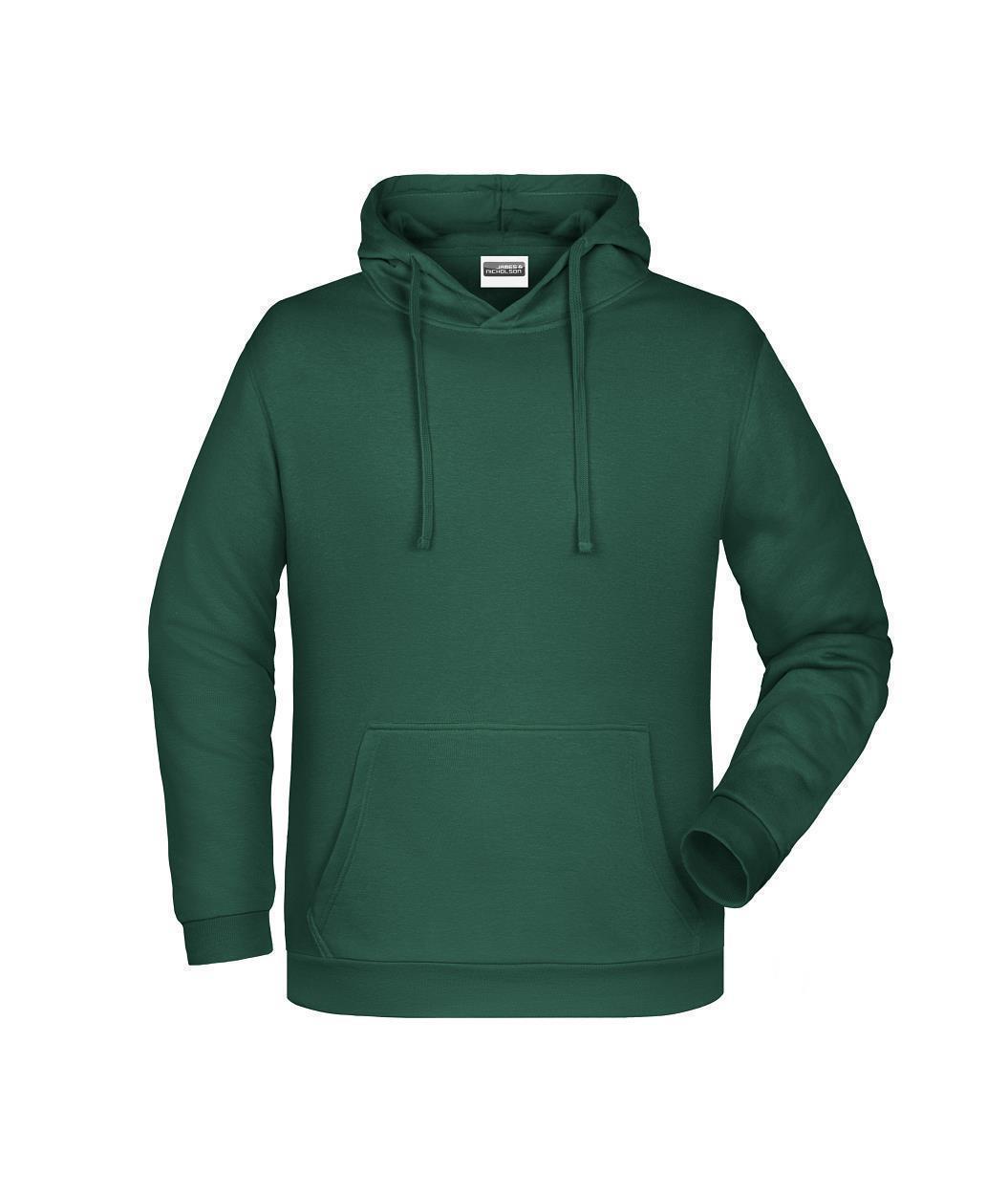 Men's Promo Hoody "JN796" in Dark-Green, Größe 5XL - Daiber