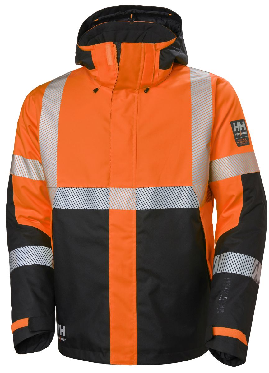 HI VIS isolierte Winterjacke ICU in Orange, Gr. XL von Helly Hansen Workwear HI VIS isolierte Winterjacke ICU in Orange, Gr. XL von Helly Hansen Workwear