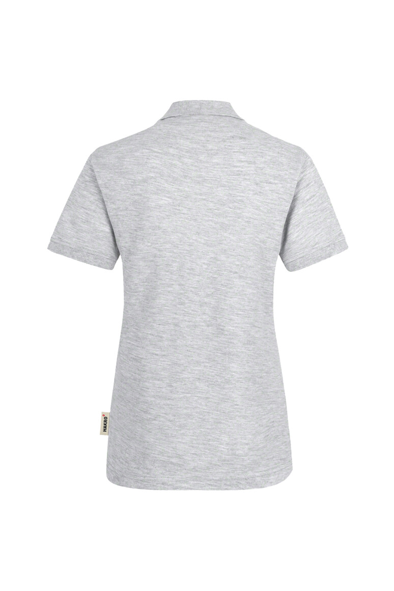 HAKRO 110 Damen Poloshirt Classic in Ash meliert, Größe 3XL