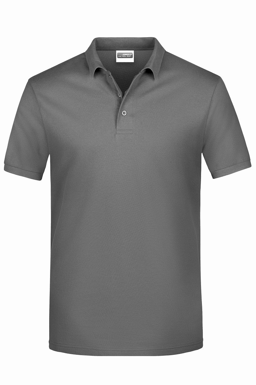 Promo Polo Man "JN792" in Dark-Grey, Größe 5XL - Daiber