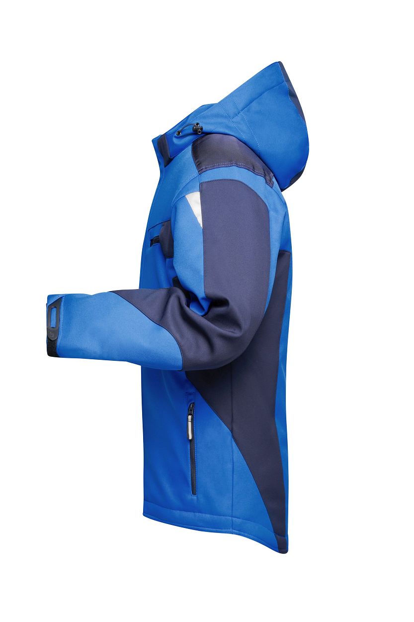 Craftsmen Softshell Jacket - STRONG - "JN824" in Royal/Navy, Größe 6XL - Daiber