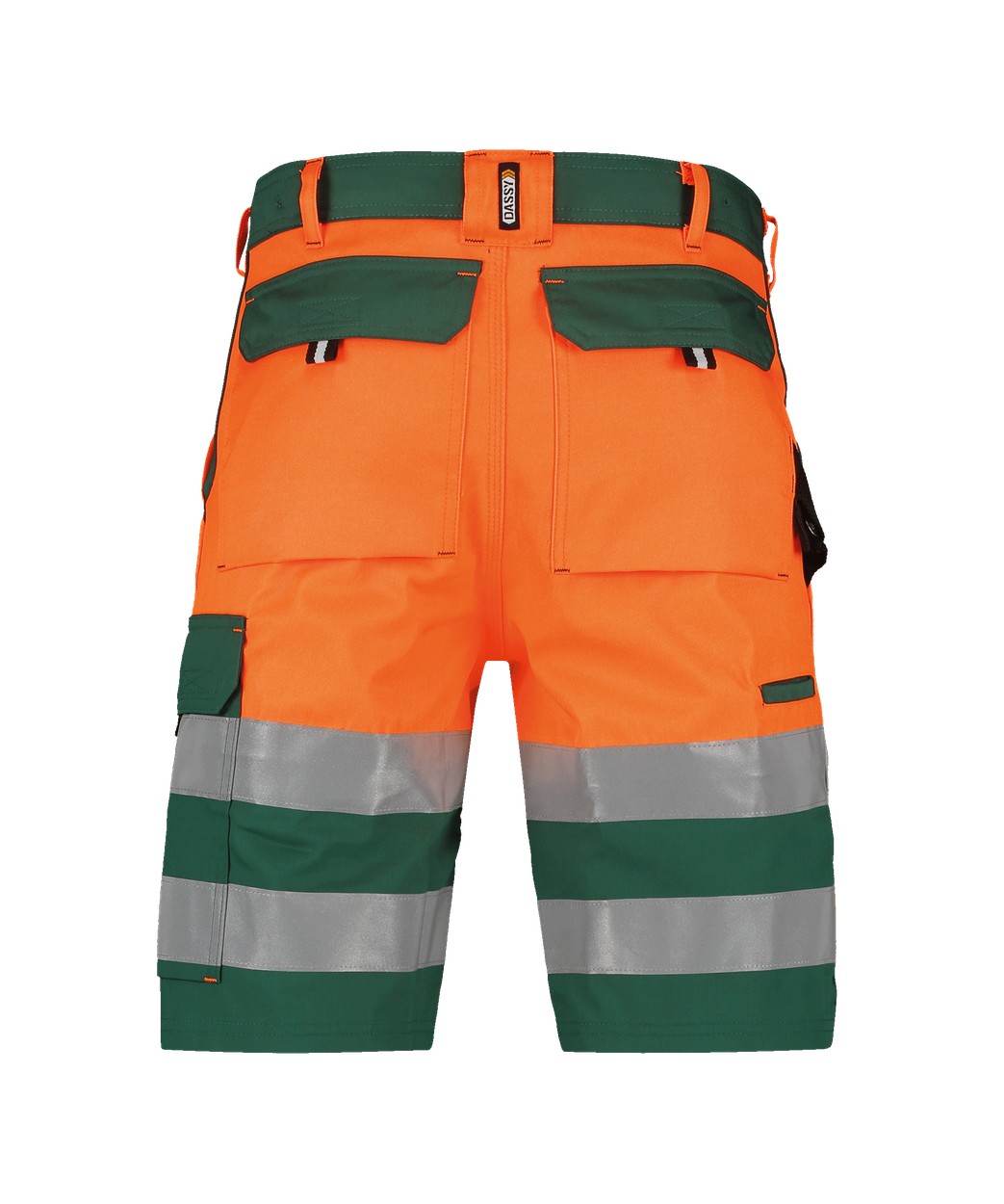Warnschutz-Shorts "DASSY® Venna" in FLASCHENGRÜN/NEONORANGE, Größe 66 PESCO61