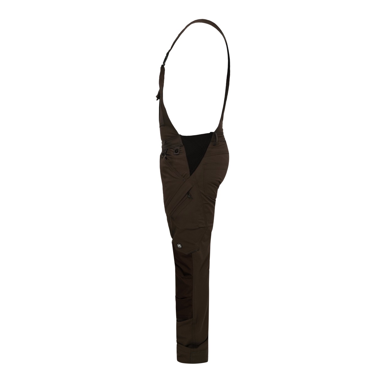 ENGEL X-treme Latzhose mit 4-Wege-Stretch in Mokkabraun, Größe 26