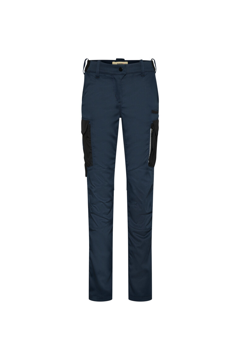 HAKRO 714 DAMEN WORKER-PERFORMANCEHOSE X-STRETCH ECO in Tinte, Größe 3XL