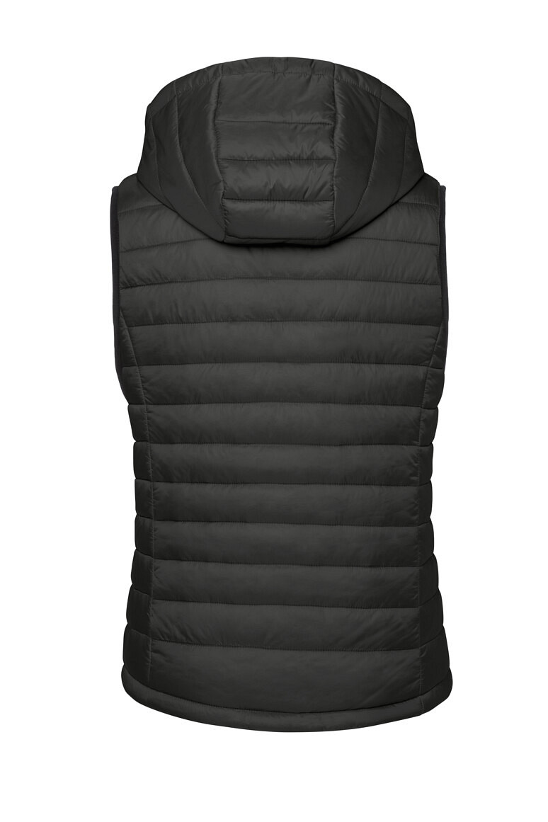 HAKRO 297 Damen Kapuzen Loftweste in karbongrau, Größe 3XL