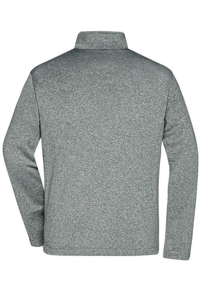 Men's Softshell Jacket "JN1148" in Dark-Melange/Black, Größe 3XL - Daiber