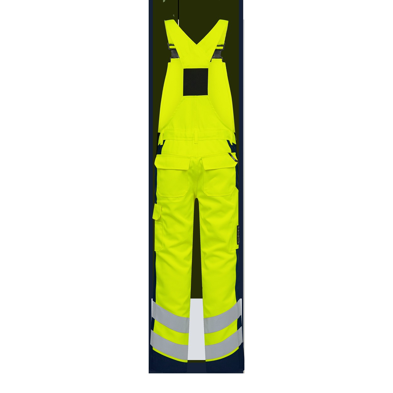 ENGEL Safety+ Latzhose in Gelb/Blue Ink, Größe 106