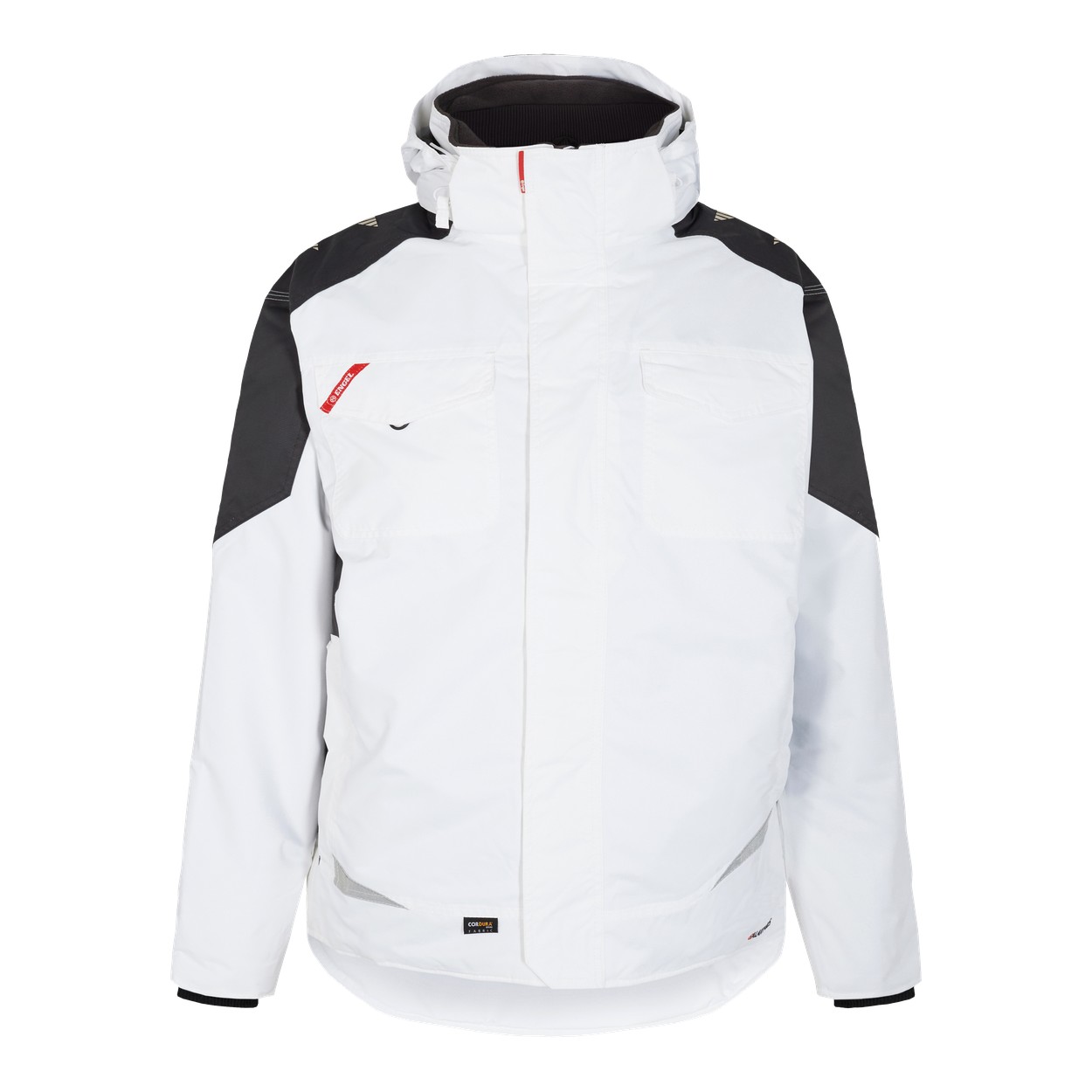 ENGEL Galaxy Winterjacke in Weiss/Anthrazit Grau, Größe XS