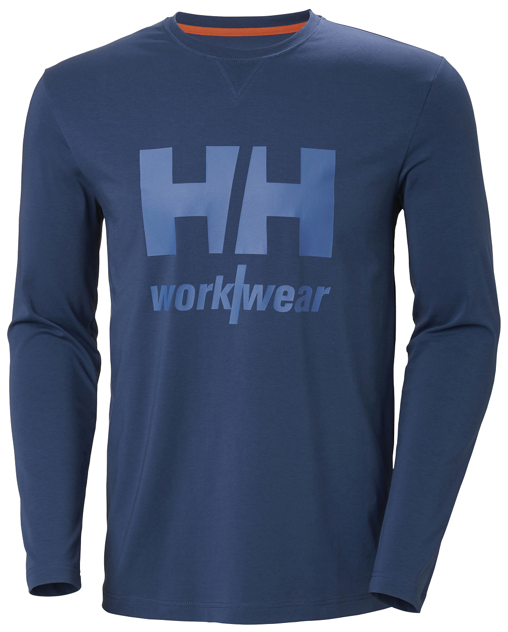 LOGO Longsleeve "79262" in DEEP STEEL, Größe 4XL - Helly Hansen Workwear