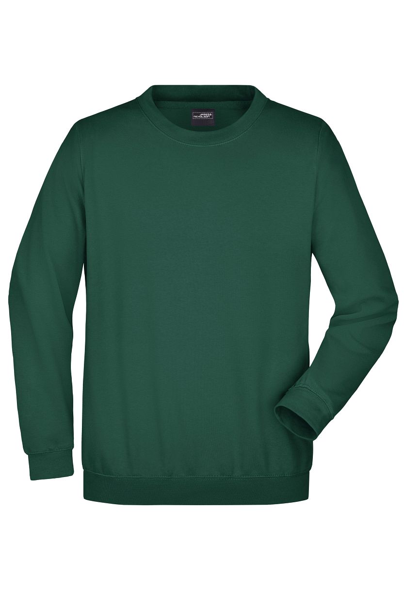 Round-Sweat Heavy "JN040" in Dark-Green, Größe 5XL - Daiber