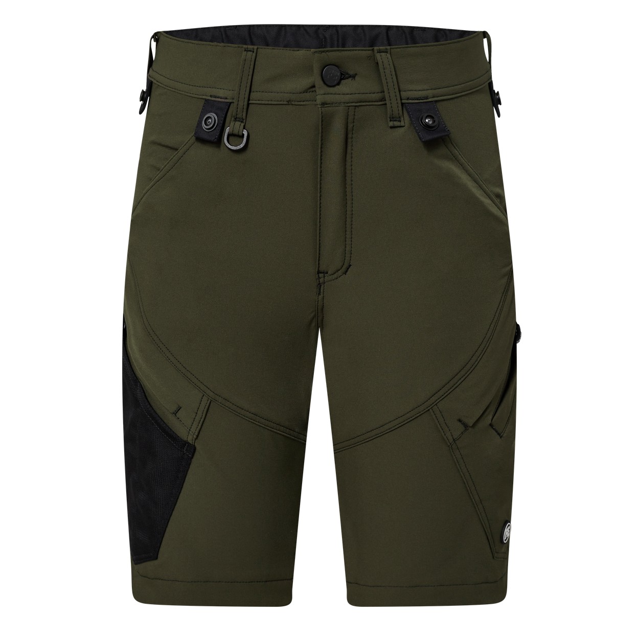 ENGEL X-treme Damen Arbeitsshorts mit 4-Wege Stretch in Forest Green, Größe 48