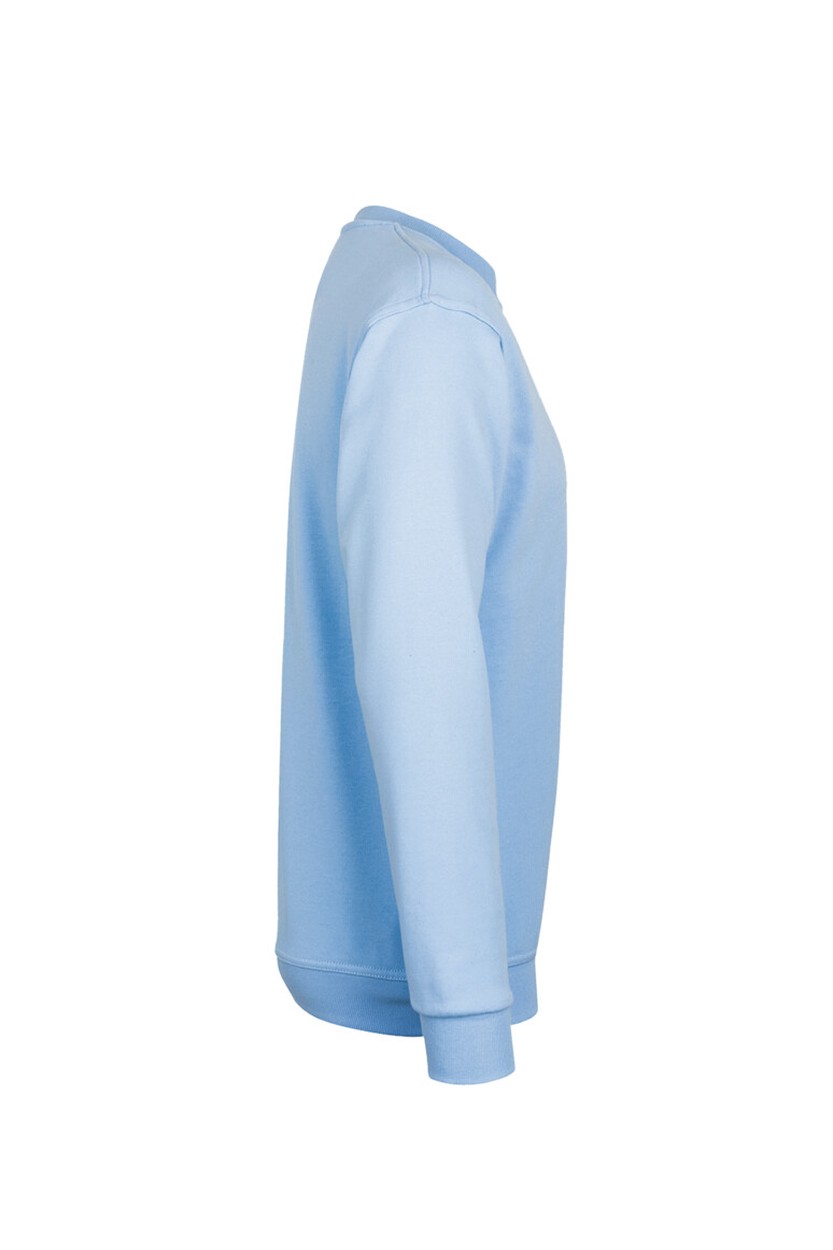 HAKRO 475 Sweatshirt MIKRALINAR® in Eisblau, Größe 6XL
