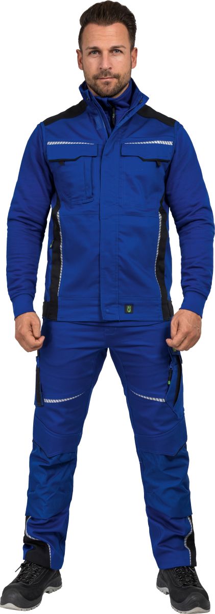 Weste Flex Line Kornblau/Schwarz FLEXV, Gr. 2XL von Leibwächter