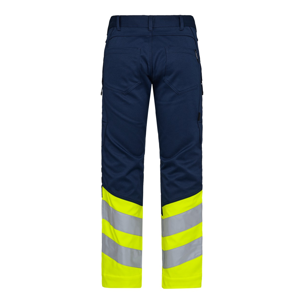 ENGEL Safety Arbeitshose mit 2-Wege-Stretch in Blue Ink/Gelb, Größe 26