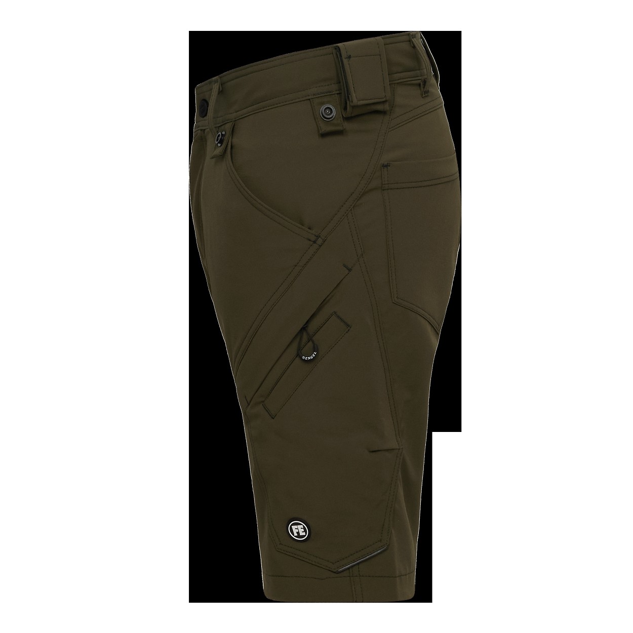 ENGEL X-treme Arbeitsshorts mit 4-Wege-Stretch in Forest Green, Größe 54