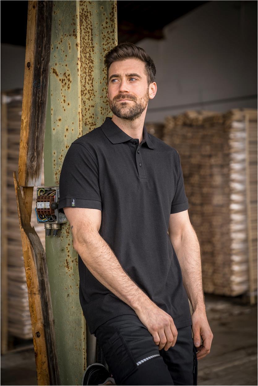 Polo-Shirt Andi LWU05 Classic Line in Schwarz, Gr. 7XL von Leibwächter