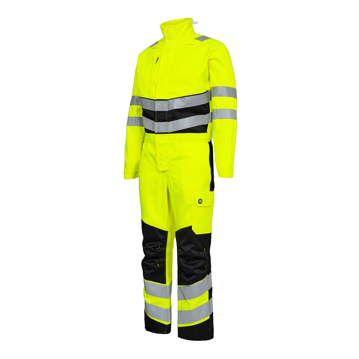 ENGEL Safety+ Overall in Gelb/Schwarz, Größe XS