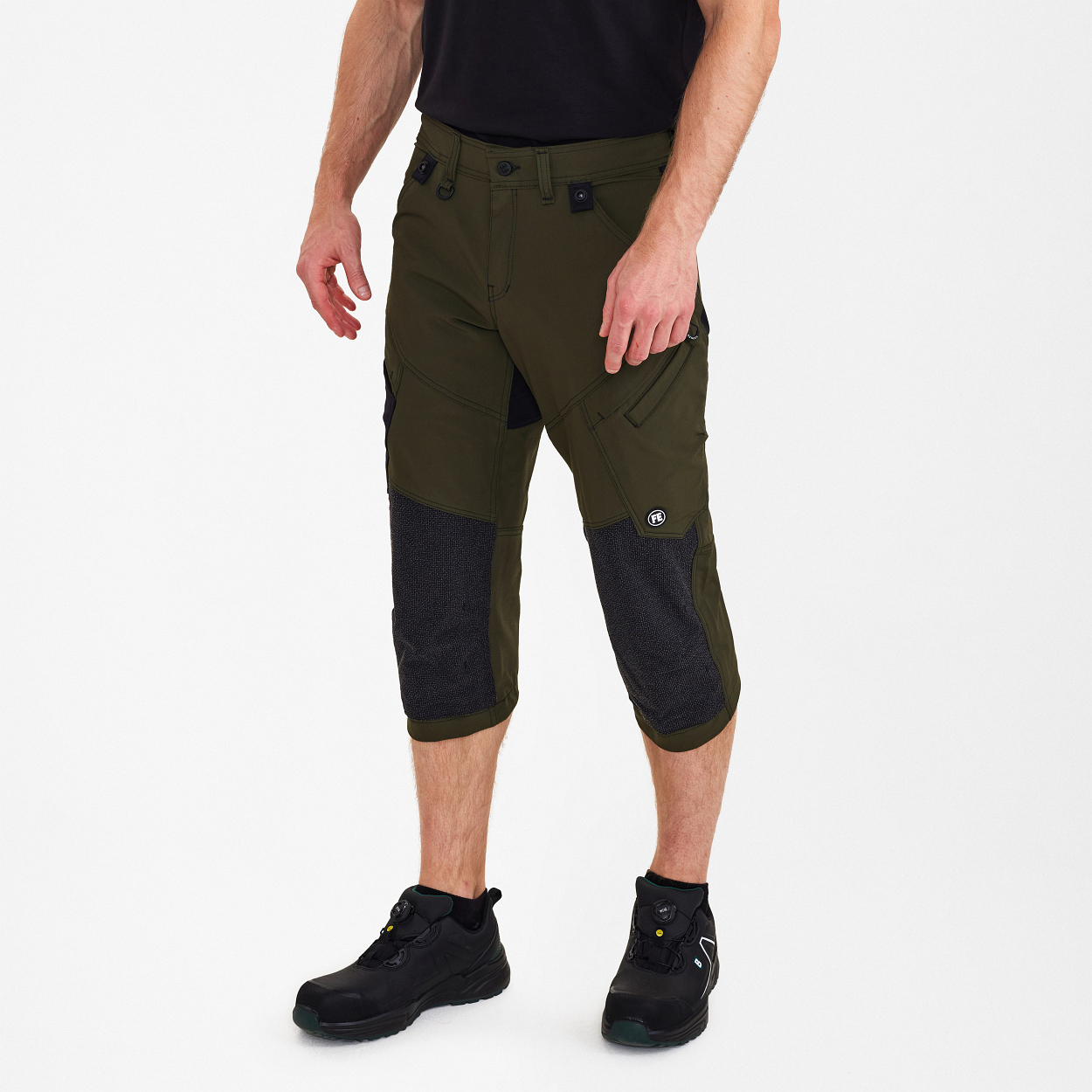 ENGEL X-treme 3/4-Hose mit 4-Wege-Stretch in Forest Green, Größe 54