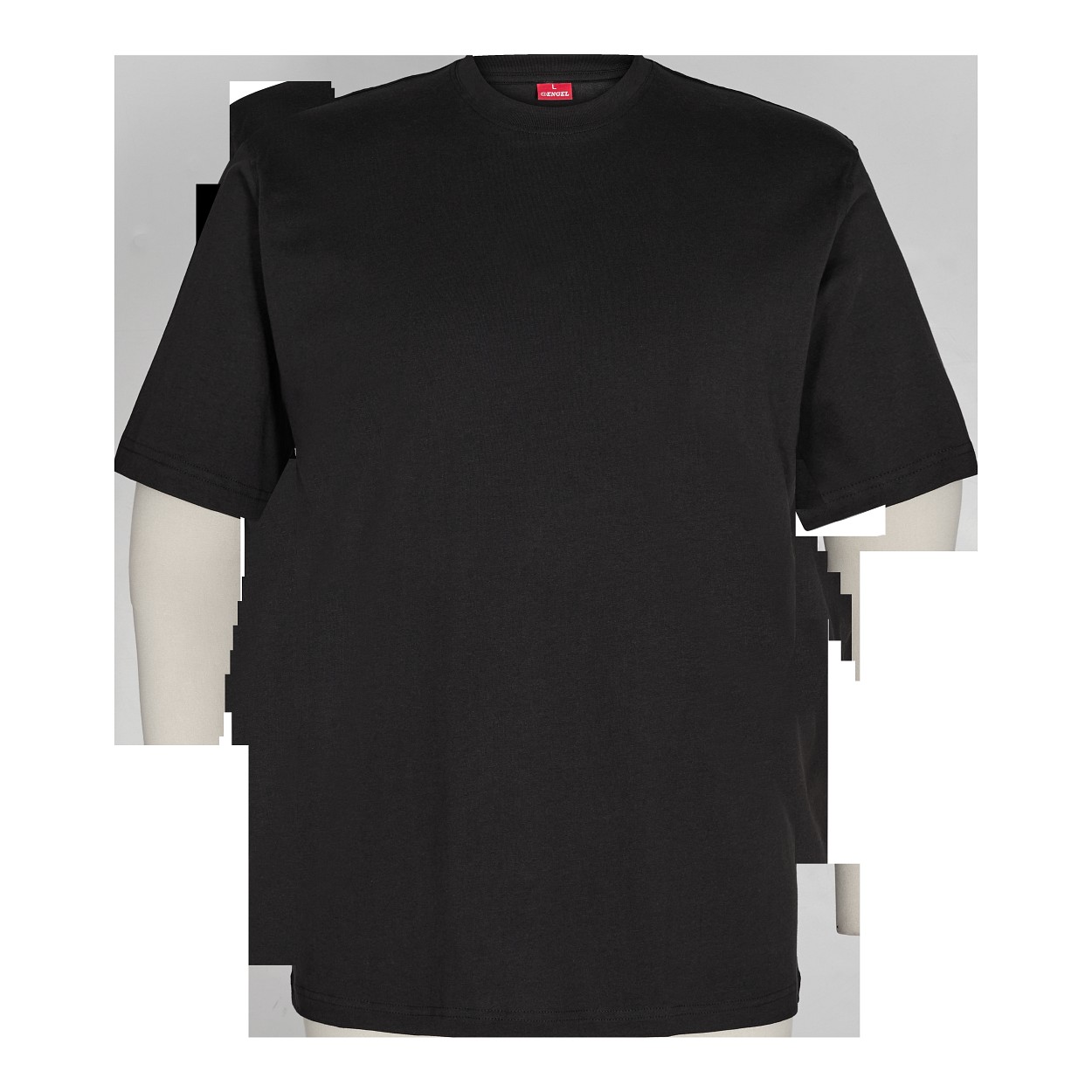 ENGEL Extend Baumwolle T-shirt in Schwarz, Größe XS