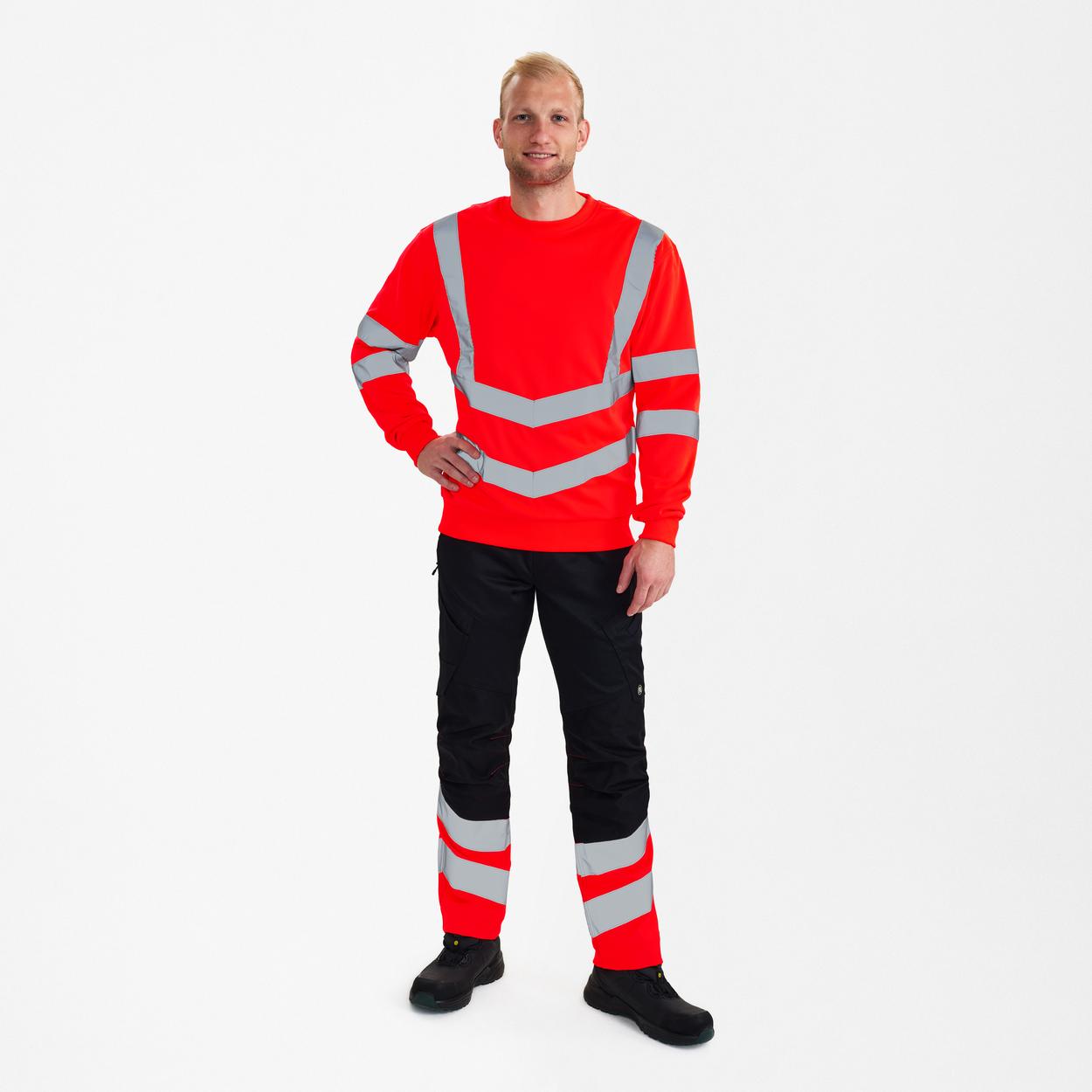 ENGEL Safety Sweatshirt in Rot, Größe XS